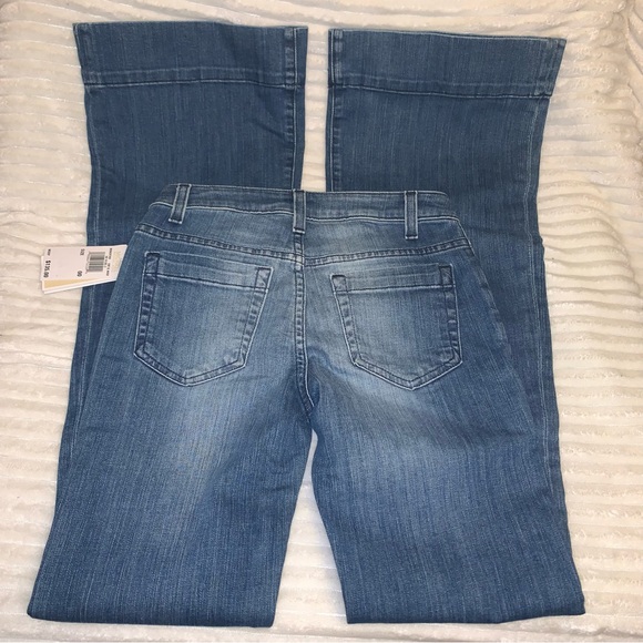 Women’s 00 MICHAEL KORS Mid Rise Flare Leg Vintage Blue Wash Jeans MH69CKY4V6 - Picture 10 of 16